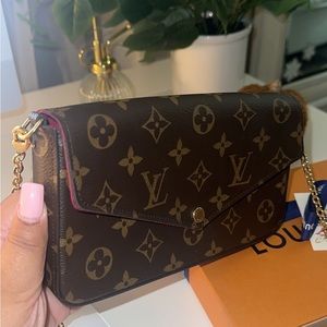 authentic lv crossbody x NEW WITH CARD & BOX